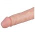 Real Fantasy Blane - realističan dildo s ljepljivim potplatom (20 cm) - prirodan