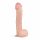 Real Fantasy Lexon - realističan dildo s ljepljivim potplatima, testisi (33 cm) - prirodni