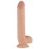 Real Fantasy Elvin - punjivi, realistični vibrator - 28 cm (natur)