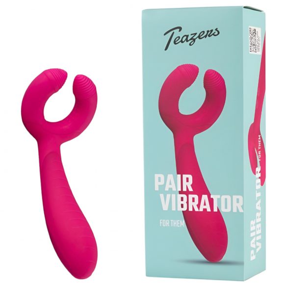 Easytoys Couple - punjivi, vodootporni vibrator za par (ružičasti)