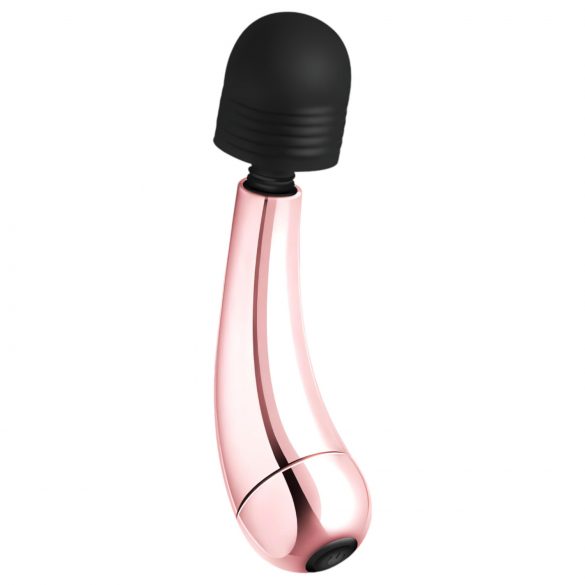 Rosy Gold Mini Massager - bežični vibrator zakrivljenog dizajna (rosegold)