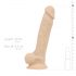 Real Fantasy Ashton - realistični dildo s testisima - 20,5 cm (natur)