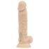 Real Fantasy Conrad - vibrator s vakuumskim držačem - 20 cm (natural)