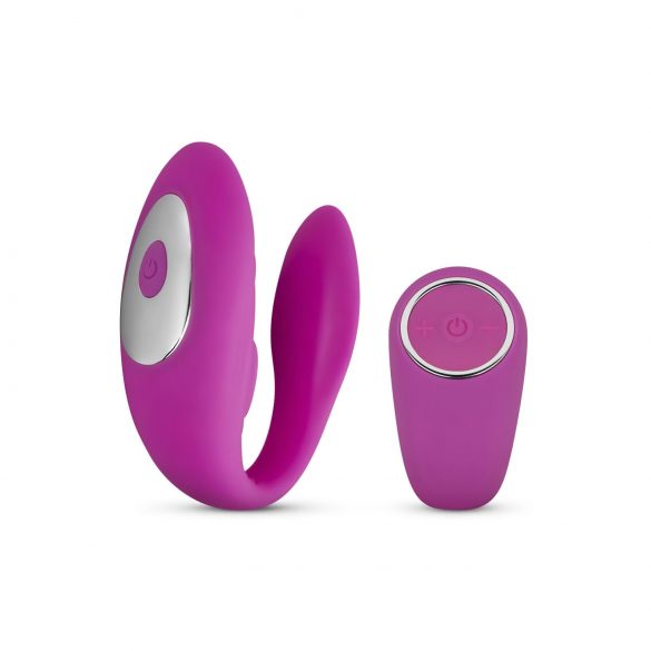 Easytoys Tap Dancer - punjivi, vodootporni, radio vibrator za par (ružičasti)