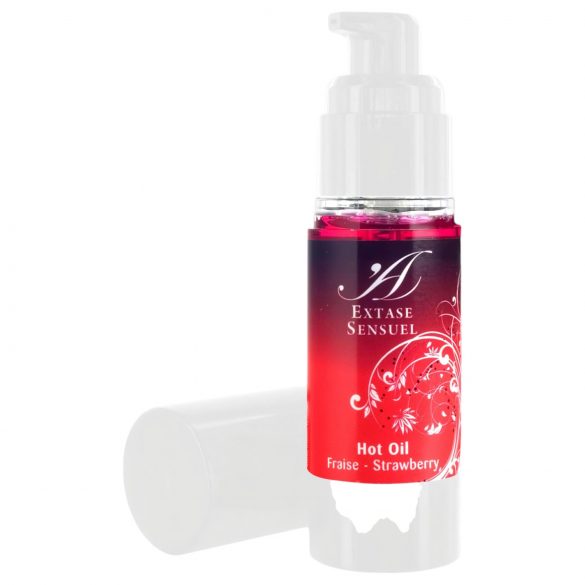 Extase Sensuel - zagrijavajuće ulje za masažu - jagoda (30ml)