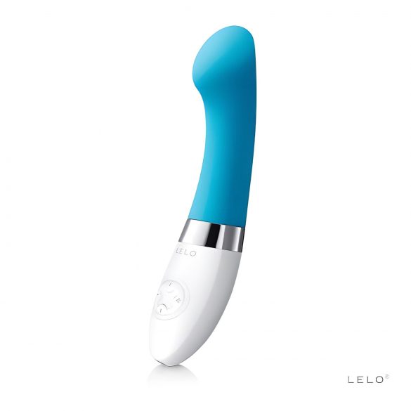 LELO Gigi 2 - silikon vibrator za G-točku (plava)