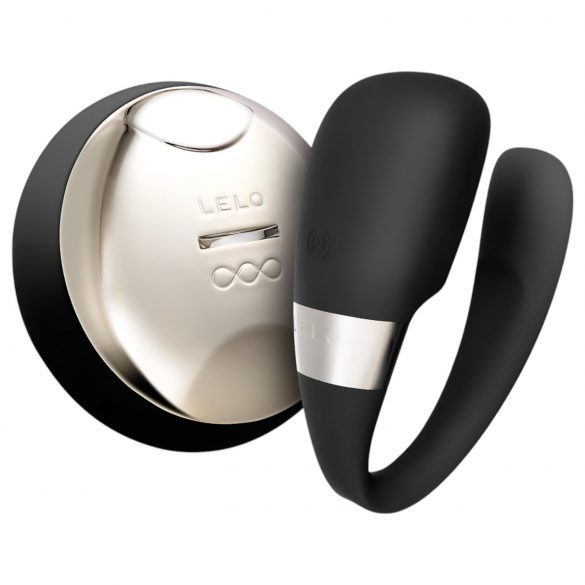 LELO Tiani 3 - silikonski parni vibrator (crni)