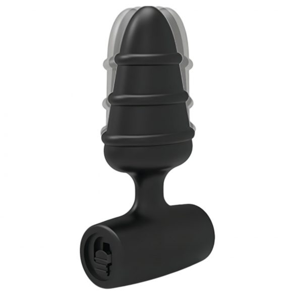 Love Plug - mini analni vibrator (crni)