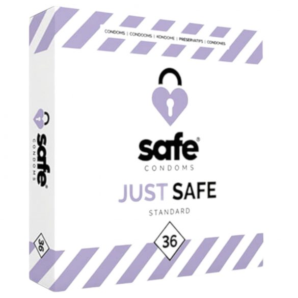 SAFE Just Safe - standardni, vanilla kondomi (36 kom)