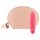 Rianne Essentials Classique Coral - silikonski vibrator za ruževe (koraljni)