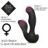 FEELZTOYS Black Jamba - crni analni vibrator s radio kontrolom i funkcijom grijanja (crni)