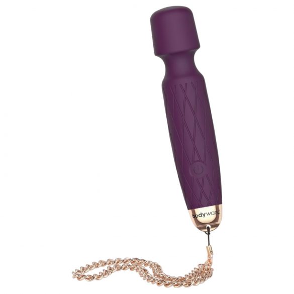 Bodywand Luxe - punjivi mini masažer vibrator (ljubičasti)