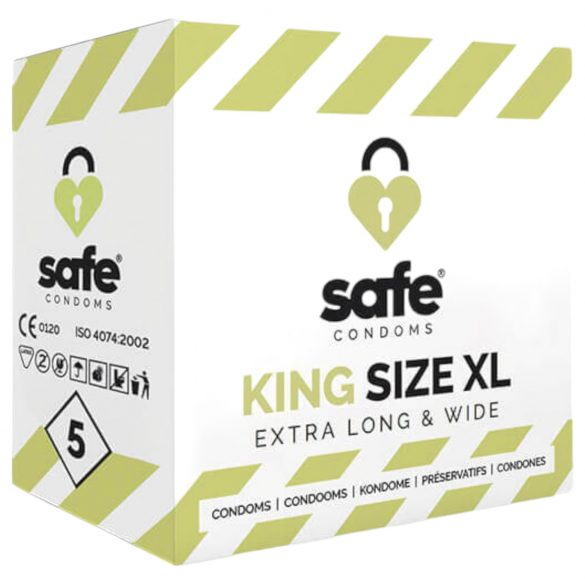 SAFE King Size XL - ekstra veliki kondomi (5 kom)